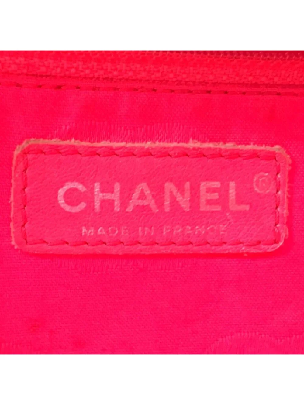 Chanel Cambon Line Bowling Lambskin Black White Shoulder Bag Silver